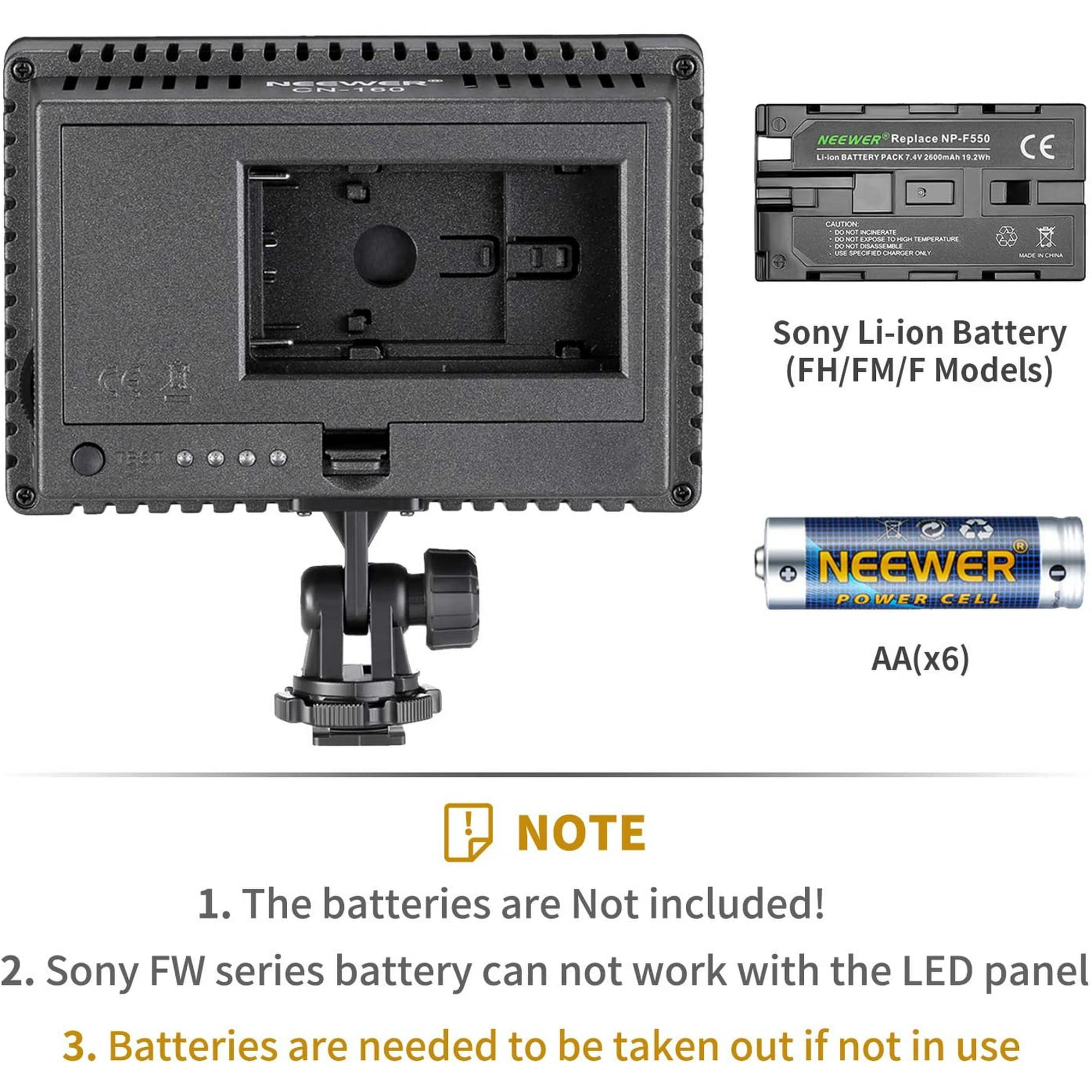CN-48H Durable 48-LED Video Light with 2 Filters for Camera/Video Camcorder Black CN-48H Durable 48-LED Video Light with 2 Filters for Camera/Video Camcorder Black